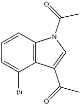 1H-Indole, 1,3-diacetyl-4-bromo- Struktur