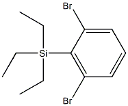 Silane, (2,6-dibromophenyl)triethyl- Structure