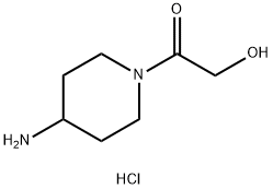 1-(4-氨基哌啶-1-基)-2-羟基乙酮盐酸盐,651056-82-5,结构式
