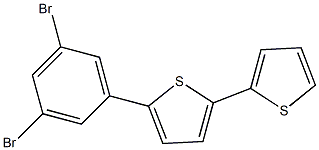 2,2'-Bithiophene, 5-(3,5-dibromophenyl)- Structure