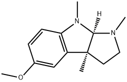 (3aS,8aR)-5-methoxy-1,3a,8-trimethyl-1,2,3,3a,8,8a-hexahydropyrrolo[2,3-b]indole Structure