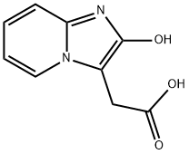 Imidazo[1,2-a]pyridine-3-acetic acid, 2-hydroxy-, 653599-20-3, 结构式