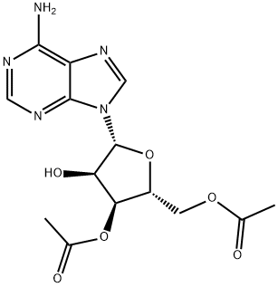 Adenosine, 3',5'-diacetate Structure