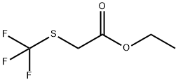 Acetic acid, [(trifluoromethyl)thio]-, ethyl ester Structure