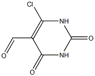 5-Pyrimidinecarboxaldehyde, 6-chloro-1,2,3,4-tetrahydro-2,4-dioxo- Structure