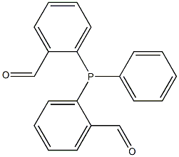 bis(2-formylphenyl)phenylphosphine Struktur