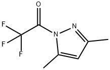 1-(3,5-dimethylpyrazol-1-yl)-2,2,2-trifluoroethanone Struktur