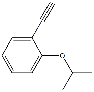 Benzene, 1-ethynyl-2-(1-methylethoxy)- Struktur