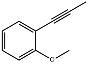 Benzene, 1-methoxy-2-(1-propynyl)- Structure