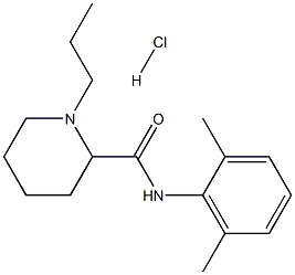 N-(2,6-dimethylphenyl)-1-propylpiperidine-2-carboxamide HCl Structure