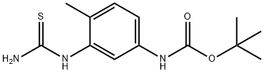 tert-butyl (4-methyl-3-thioureidophenyl)carbamate