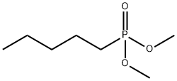 Phosphonic acid, pentyl-, dimethyl ester Structure