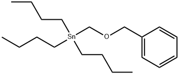 Stannane, tributyl[(phenylmethoxy)methyl]- Struktur