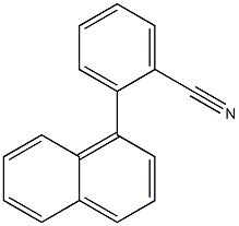 Benzonitrile, 2-(1-naphthalenyl)- Structure