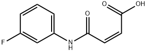 (Z)-4-((3-fluorophenyl)amino)-4-oxobut-2-enoic acid Struktur