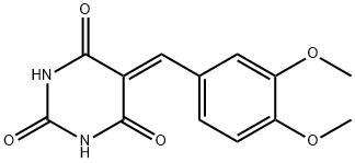5-(3,4-dimethoxybenzylidene)pyrimidine-2,4,6(1H,3H,5H)-trione 结构式