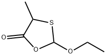 1,3-Oxathiolan-5-one, 2-ethoxy-4-methyl- Structure