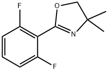 Oxazole, 2-(2,6-difluorophenyl)-4,5-dihydro-4,4-dimethyl- Struktur