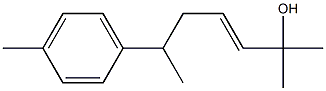 3-Hepten-2-ol, 2-methyl-6-(4-methylphenyl)-, (3E)- Structure