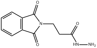 1,3-dihydro-1,3-dioxo-2H-Isoindole-2-propanoic acid,, hydrazide Structure