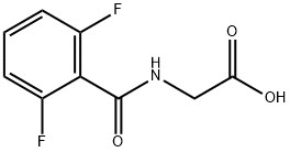 Glycine, N-(2,6-difluorobenzoyl)-, 66648-38-2, 结构式