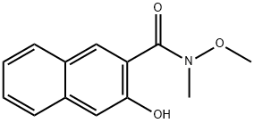 3-Hydroxy-N-Methoxy-N-Methyl-2-Naphthamide Struktur