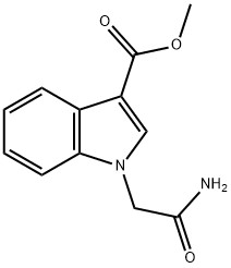 Methyl 1-(2-amino-2-oxoethyl)-indole-3-carboxylate,667872-88-0,结构式