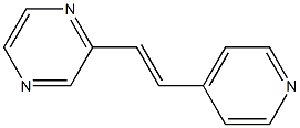 Pyrazine, [2-(4-pyridinyl)ethenyl]- Structure