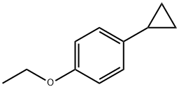 4-cyclopropylphenyl ethyl ether 化学構造式