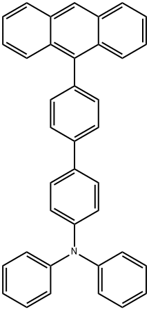 4'-(9-蒽基)-N,N-二苯基-[1,1'-联苯]-4-胺 结构式