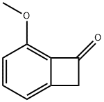 5-メトキシビシクロ[4.2.0]オクタ-1,3,5-トリエン-7-オン 化学構造式