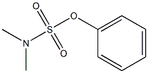 Sulfamic acid, dimethyl-, phenyl ester Structure