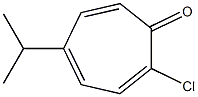 2,4,6-Cycloheptatrien-1-one, 2-chloro-5-(1-methylethyl)-