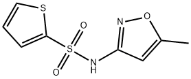 N-(5-methyl-1,2-oxazol-3-yl)thiophene-2-sulfonamide Struktur