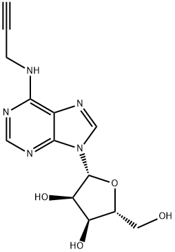 Adenosine,N-2-propynyl- (9CI) 结构式