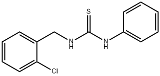 1-(2-氯苄基)-3-苯基硫脲 结构式