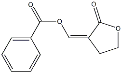 [(Z)-(2-oxooxolan-3-ylidene)methyl] benzoate 结构式