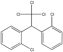 1,1-(2,2,2-Trichloroethylidene)bis(2-chlorobenzene) 化学構造式