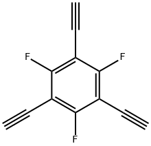 Benzene, 1,3,5-triethynyl-2,4,6-trifluoro- Structure
