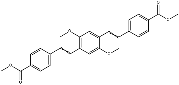 67546-15-0 dimethyl 4,4'-((1E,1'E)-(2,5-dimethoxy-1,4-phenylene)bis(ethene-2,1-diyl))dibenzoate