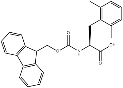 Fmoc-2,6-Dimethy-DL-Phenylalanine,676165-79-0,结构式