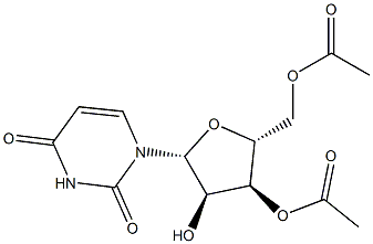 Uridine, 3',5'-diacetate,6773-48-4,结构式