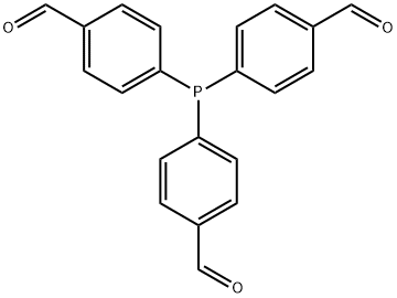 Benzaldehyde, 4,4',4''-phosphinidynetris- Structure
