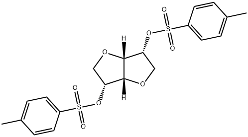 1,4:3,6-ジアンヒドロ-2-O,5-O-ジトシル-D-マンニトール 化学構造式