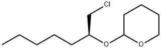 2-(((S)-1-chloroheptan-2-yl)oxy)tetrahydro-2H-pyran 结构式