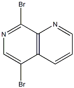 1,7-Naphthyridine, 5,8-dibromo- Structure