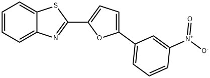 2-(5-(3-nitrophenyl)furan-2-yl)benzo[d]thiazole Structure