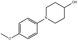 1-(4-methoxyphenyl)piperidin-4-ol Struktur