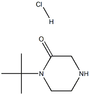 1-(tert-Butyl)piperazin-2-one hydrochloride,681509-50-2,结构式