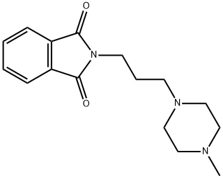 1H-Isoindole-1,3(2H)-dione, 2-[3-(4-methyl-1-piperazinyl)propyl]- Structure